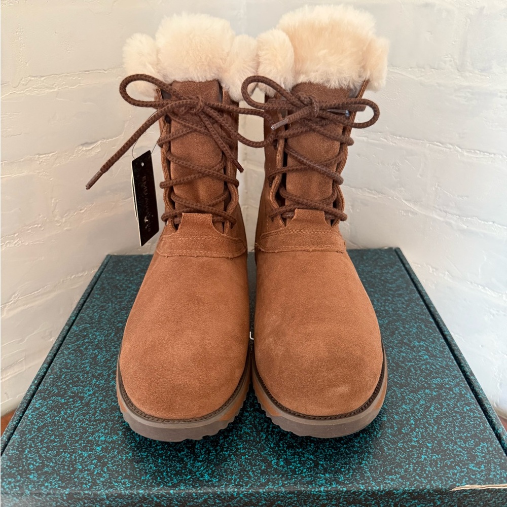 Emu Tan Suede Winter Boots